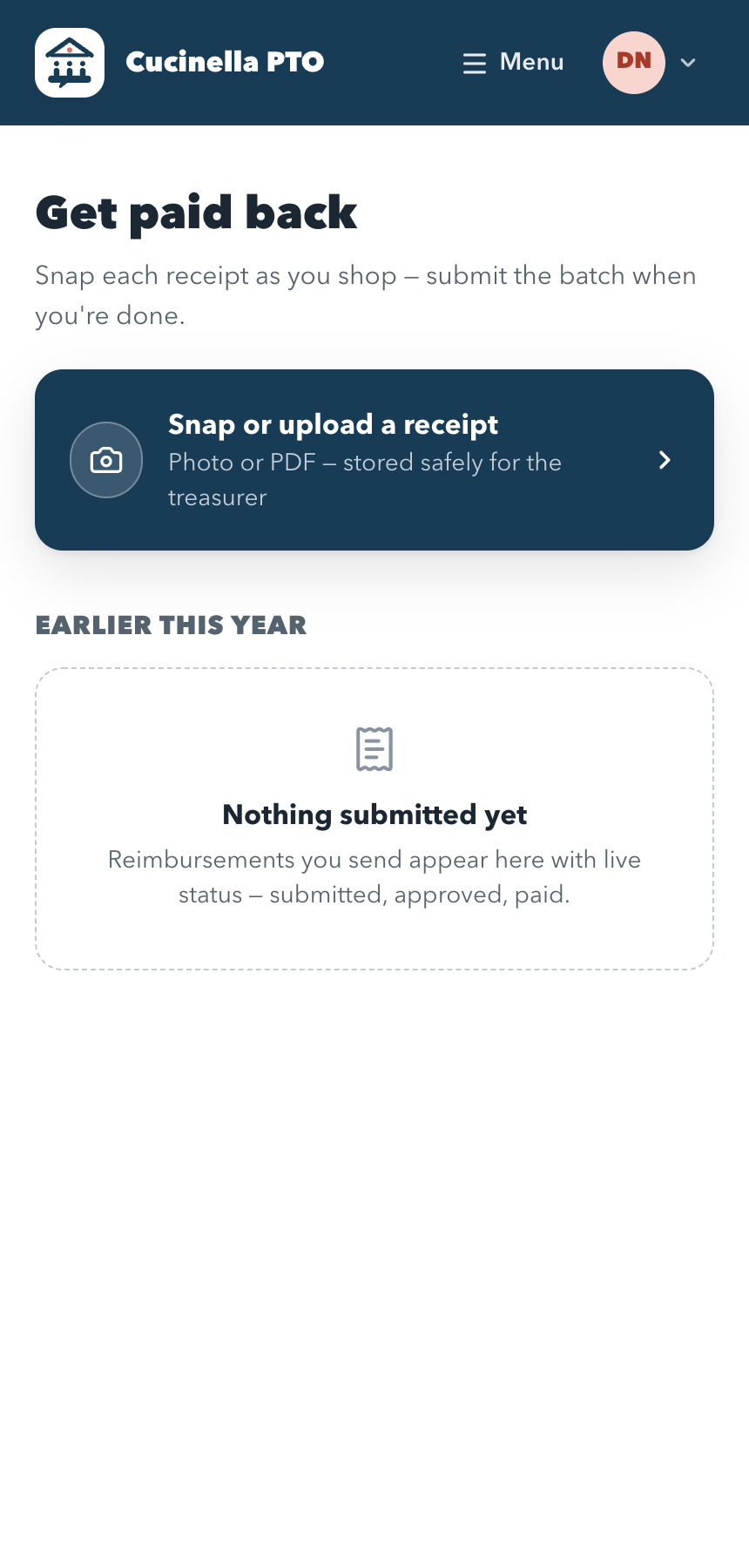 No more shoebox of receipts.